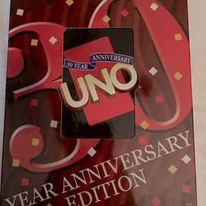 Uno 30 year anniversary in anniversary storage case
